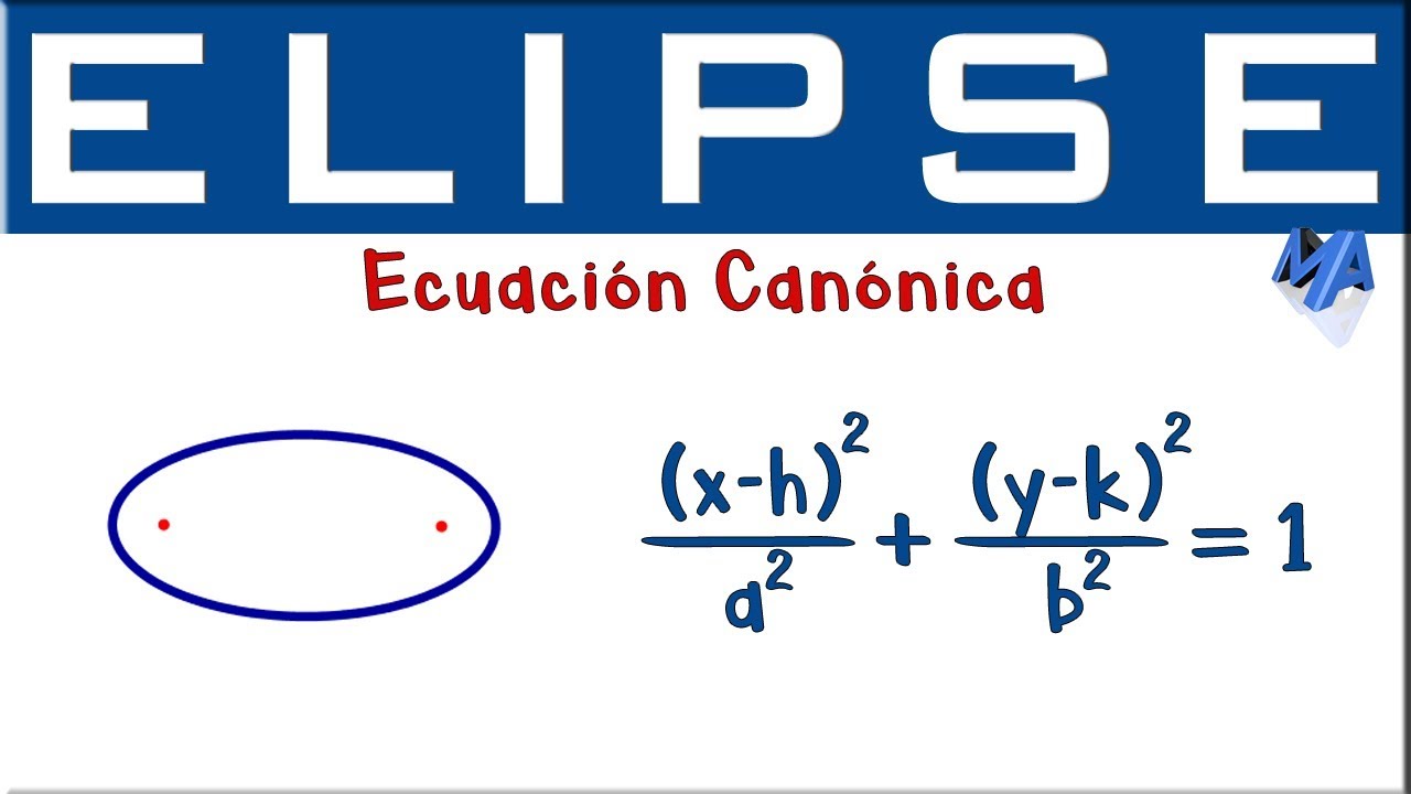 Cómo calcular la ecuación de una elipse fuera del origen