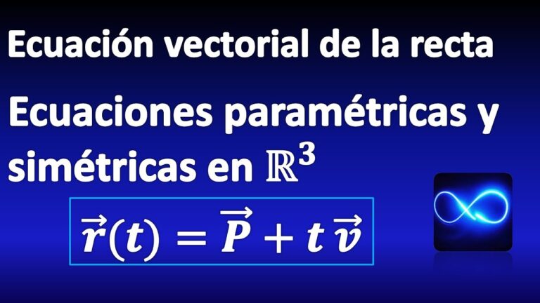 C Mo Calcular La Ecuaci N Param Trica De Una Recta En R