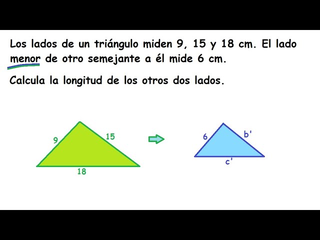 Cálculo De La Longitud En Una Figura Con Triángulos Semejantes 3249