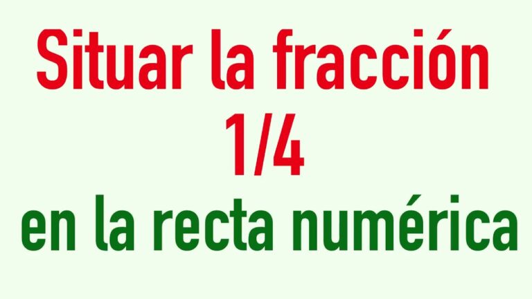 Cómo localizar un cuarto en la recta numérica