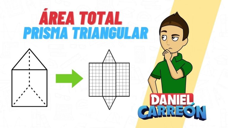 Medición de la superficie de la base de un prisma de forma triangular