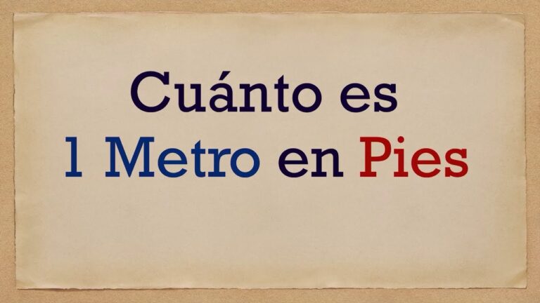Medidas de un pie en metros y centímetros: ¿cuánto es?
